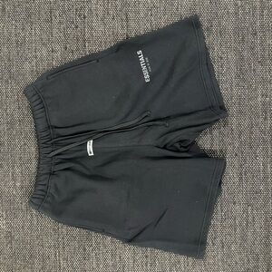 Essentials Black Athletic Shorts